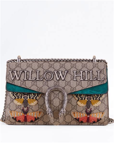 Gucci Willow Hill Dionysus Small GG Supreme Shoulder Bag